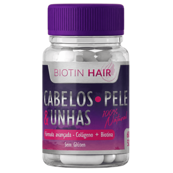 5 un Biotin Hair – Cabelo, Pele e Unha